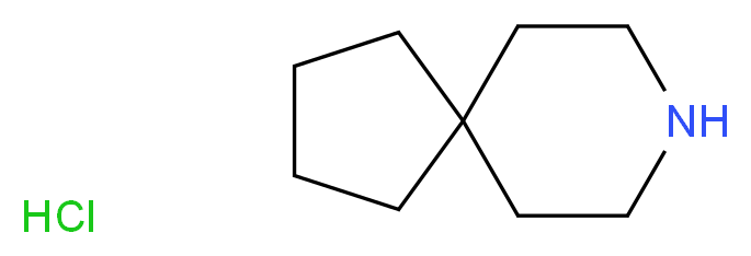 8-Azaspiro[4.5]decane hydrochloride_分子结构_CAS_1123-30-4)