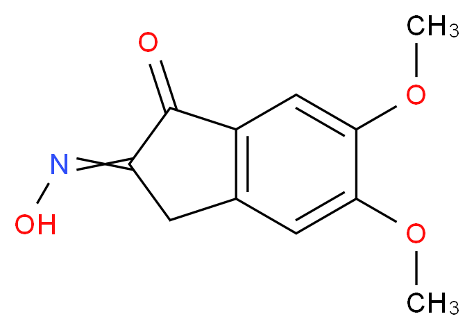 5,6-dimethoxy-2-nitroso-2,3-dihydro-1H-inden-1-one_分子结构_CAS_2107-85-9)