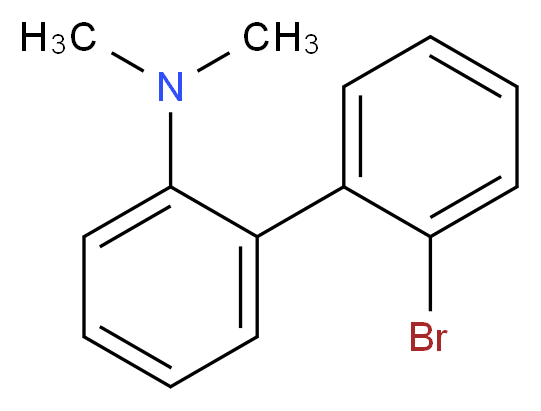 2-(2-bromophenyl)-N,N-dimethylaniline_分子结构_CAS_213697-67-7