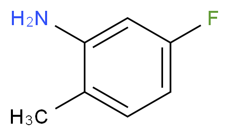 5-氟-2-甲基苯胺_分子结构_CAS_367-29-3)