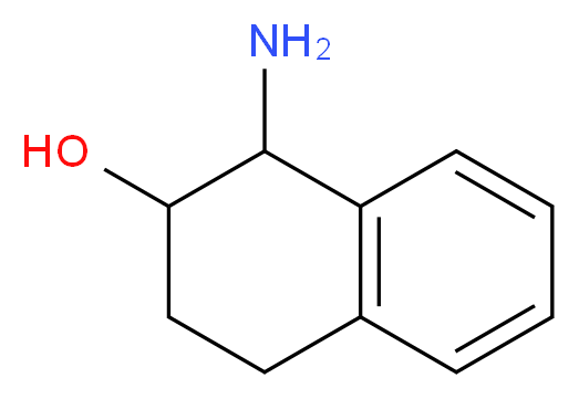 1-Amino-1,2,3,4-tetrahydronaphthalen-2-ol_分子结构_CAS_90874-85-4)