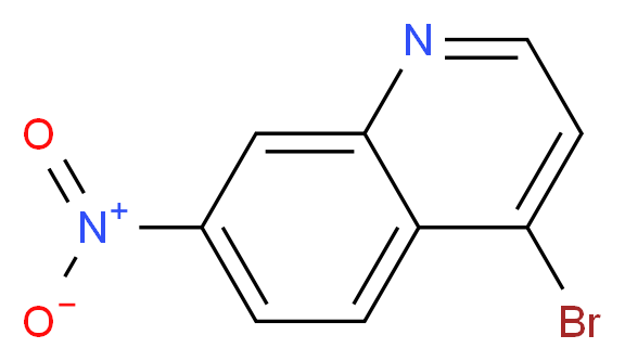 4-Bromo-7-nitroquinoline_分子结构_CAS_933486-43-2)