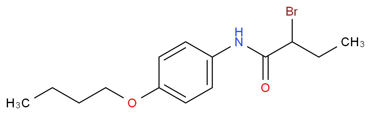 2-Bromo-N-(4-butoxyphenyl)butanamide_分子结构_CAS_)