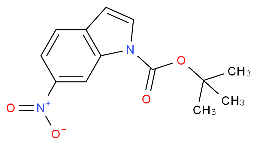 tert-Butyl 6-nitro-1H-indole-1-carboxylate_分子结构_CAS_219552-64-4)