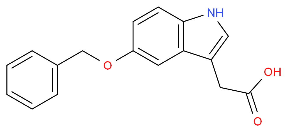 5-BENZYLOXYINDOLE-3-ACETIC ACID_分子结构_CAS_4382-53-0)