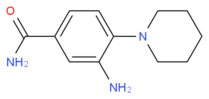 3-Amino-4-piperidin-1-yl-benzamide_分子结构_CAS_)