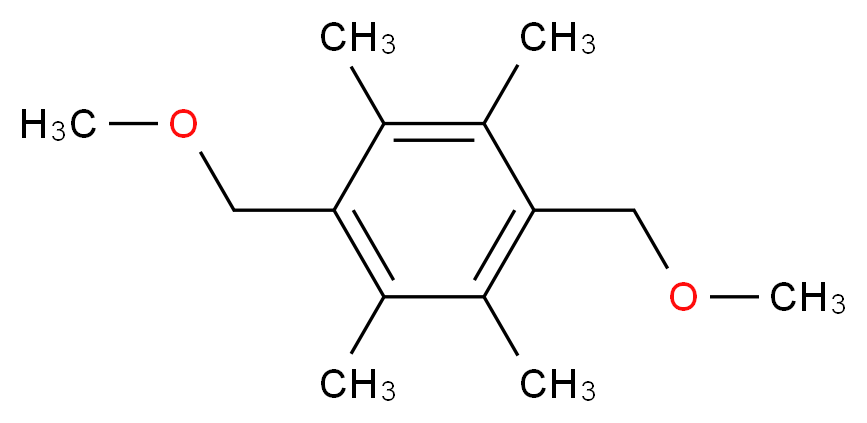 1,4-bis(methoxymethyl)-2,3,5,6-tetramethylbenzene_分子结构_CAS_1424-78-8