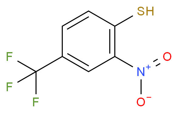 2-Nitro-4-(trifluoromethyl)thiophenol_分子结构_CAS_14371-82-5)