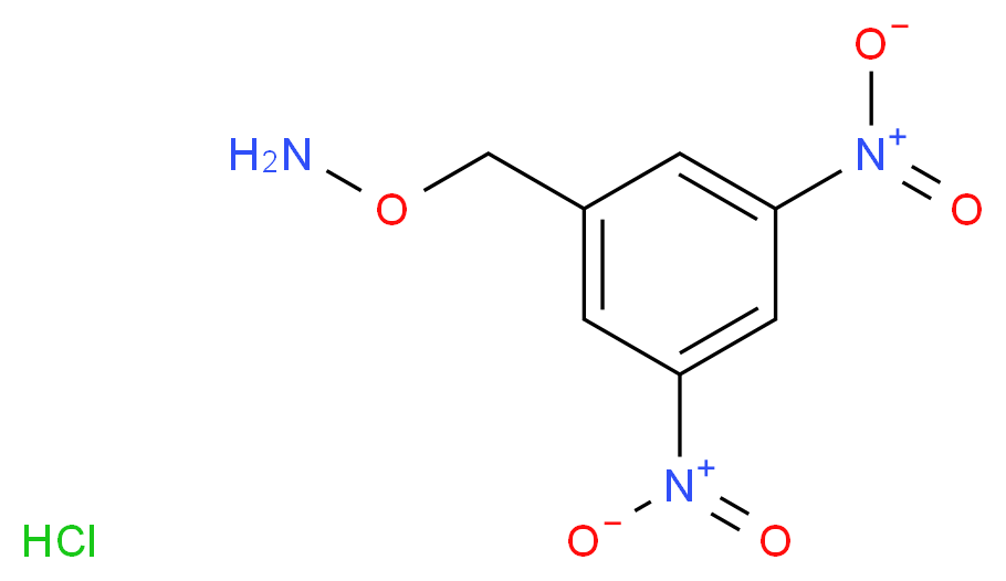 3,5-DINITROBENZYLOXYAMINE HYDROCHLORIDE_分子结构_CAS_127312-04-3)