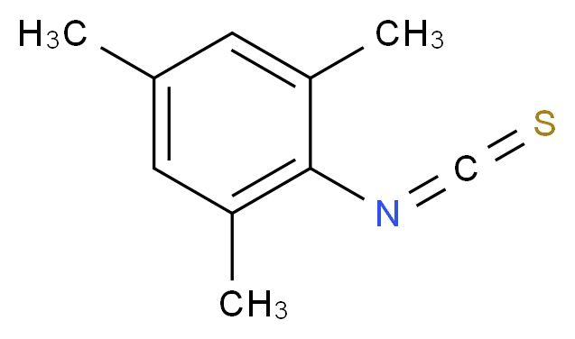 2,4,6-三甲基苯基异硫氰酸酯_分子结构_CAS_6095-82-5)
