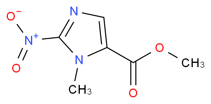 3-Methyl-2-nitro-3H-imidazole-4-carboxylic acid methyl ester_分子结构_CAS_40361-79-3)