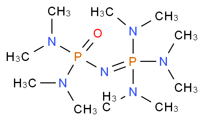 ({[bis(dimethylamino)phosphoryl]imino}bis(dimethylamino)-λ<sup>5</sup>-phosphanyl)dimethylamine_分子结构_CAS_91241-12-2