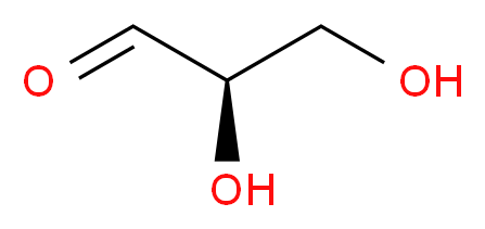 (2R)-2,3-dihydroxypropanal_分子结构_CAS_367-47-5