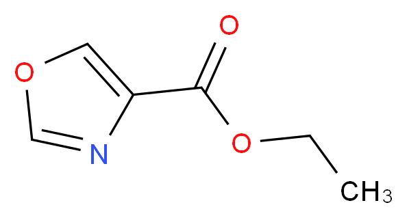 oxazole-4-carboxylic acid ethyl ester_分子结构_CAS_23012-14-8)