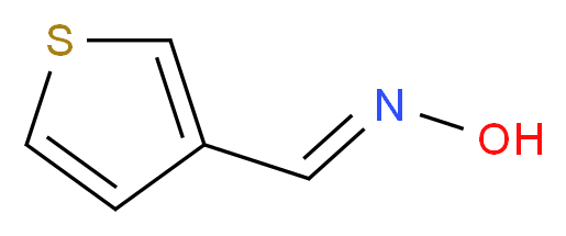 (E)-N-(thiophen-3-ylmethylidene)hydroxylamine_分子结构_CAS_42466-50-2