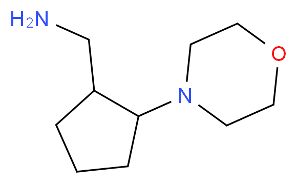 [2-(morpholin-4-yl)cyclopentyl]methanamine_分子结构_CAS_)