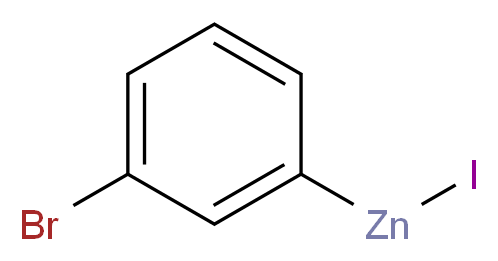 3-Bromophenylzinc iodide, 0.5M in THF_分子结构_CAS_186000-44-2)