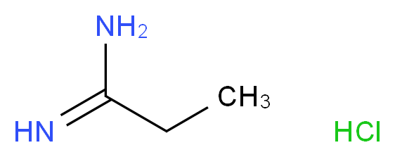 Propioamidine hydrochloride_分子结构_CAS_3599-89-1)