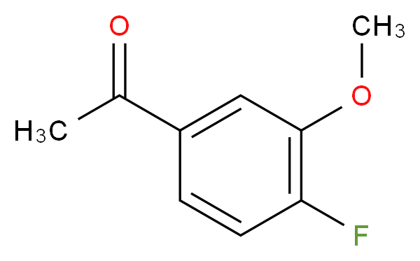 1-(4-fluoro-3-methoxyphenyl)ethan-1-one_分子结构_CAS_64287-19-0