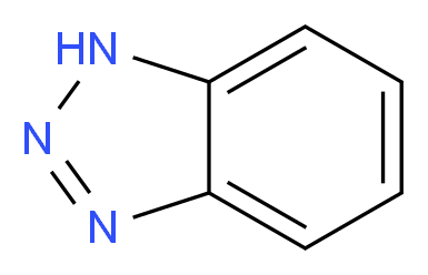 1H-1,2,3-benzotriazole_分子结构_CAS_95-14-7