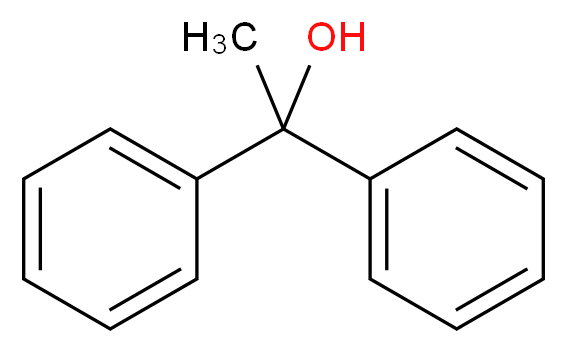 1,1-diphenylethan-1-ol_分子结构_CAS_599-67-7