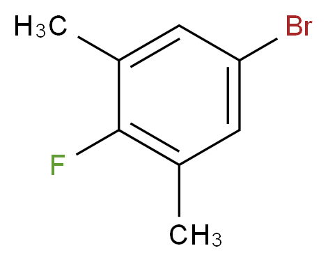 4-Bromo-2,6-dimethylfluorobenzene 99%_分子结构_CAS_99725-44-7)