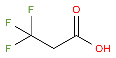 3,3,3-trifluoropropanoic acid_分子结构_CAS_2516-99-6