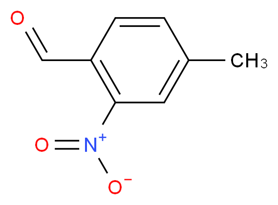 4-methyl-2-nitrobenzaldehyde_分子结构_CAS_20357-22-6