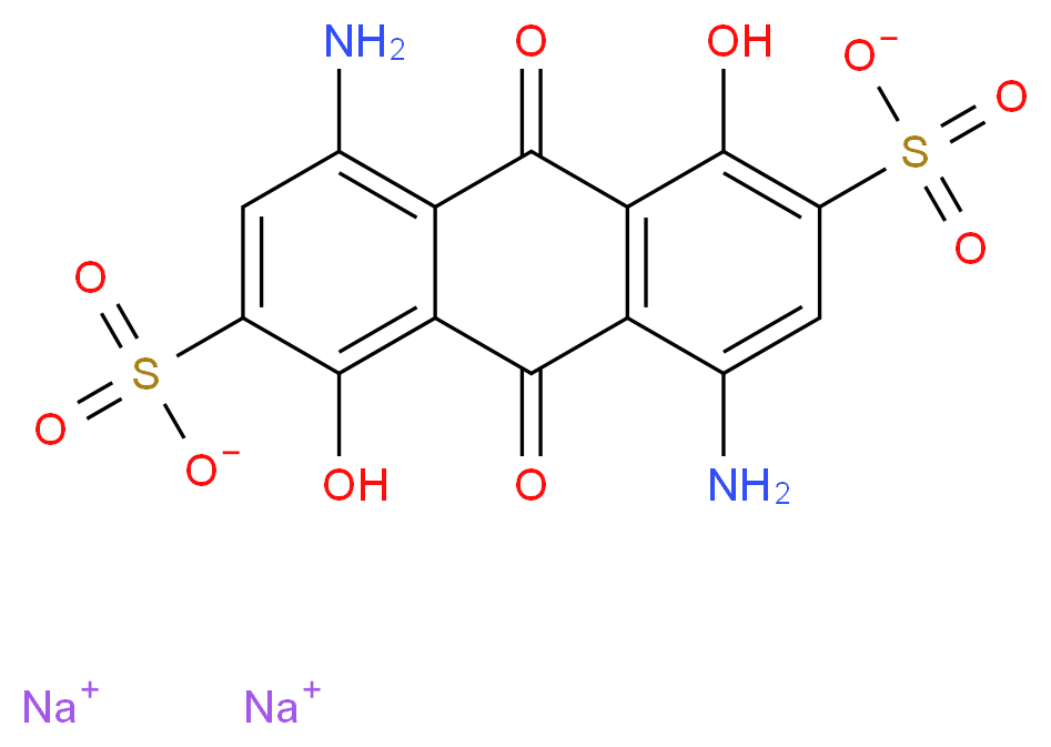 ACID BLUE 45_分子结构_CAS_2861-02-1)