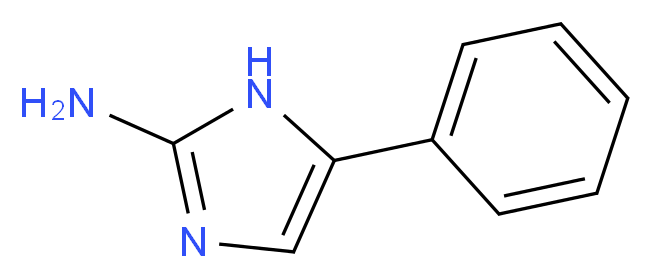 5-phenyl-1H-imidazol-2-amine_分子结构_CAS_)