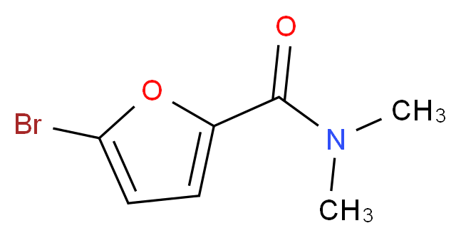 5-bromo-N,N-dimethyl-2-furamide_分子结构_CAS_31136-79-5)