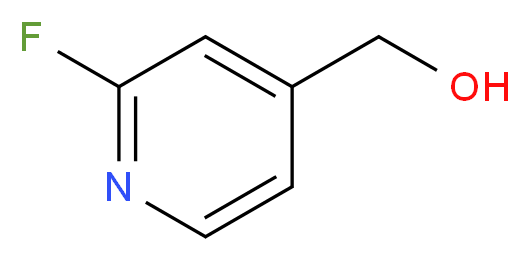 (2-fluoropyridin-4-yl)methanol_分子结构_CAS_131747-60-9