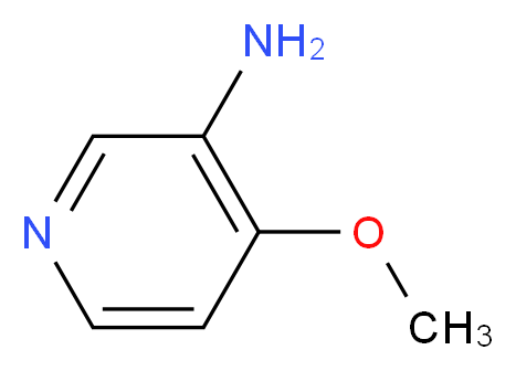 3-Amino-4-methoxypyridine_分子结构_CAS_33631-09-3)