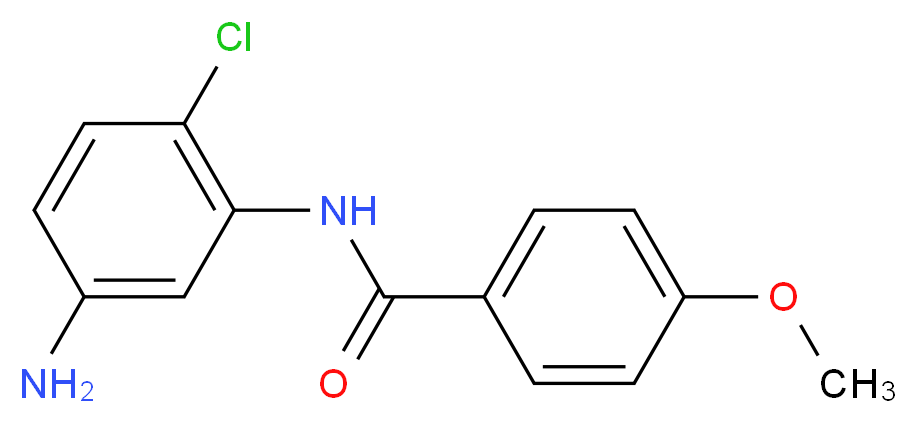 N-(5-Amino-2-chlorophenyl)-4-methoxybenzamide_分子结构_CAS_)