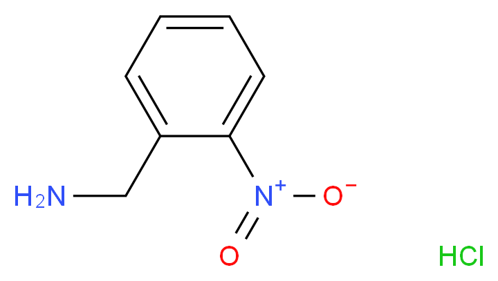 2-硝基苯甲胺 盐酸盐_分子结构_CAS_24835-08-3)