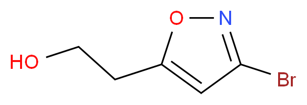 2-(3-bromo-1,2-oxazol-5-yl)ethan-1-ol_分子结构_CAS_105175-00-6