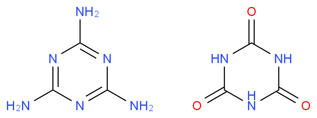 Melamine cyanurate_分子结构_CAS_37640-57-6)