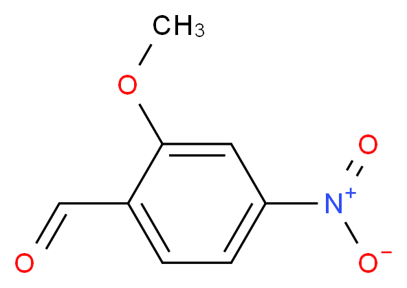 2-methoxy-4-nitrobenzaldehyde_分子结构_CAS_136507-15-8