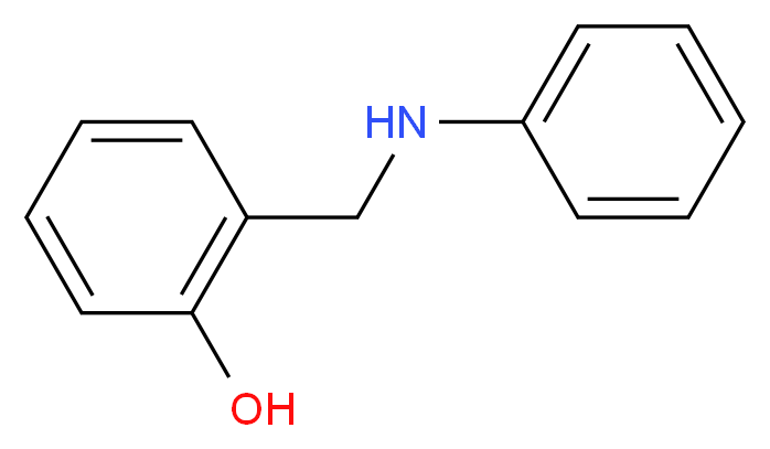 2-[(phenylamino)methyl]phenol_分子结构_CAS_73076-82-1