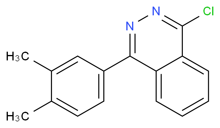 1-chloro-4-(3,4-dimethylphenyl)phthalazine_分子结构_CAS_129842-38-2)