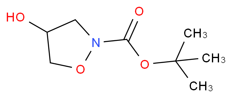 tert-Butyl 4-hydroxydihydro-2(3H)-isoxazolecarboxylate_分子结构_CAS_878385-72-9,1092454-84-6)