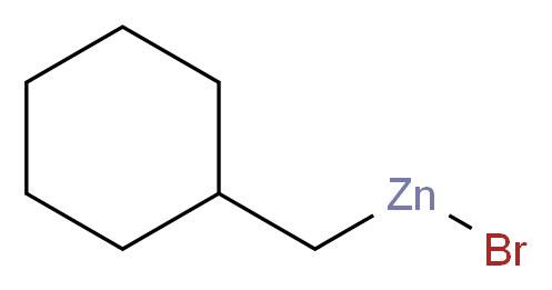 bromo(cyclohexylmethyl)zinc_分子结构_CAS_135579-86-1