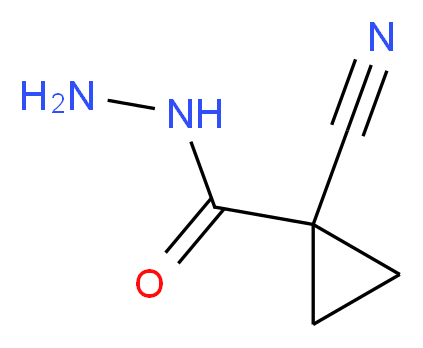 1-Cyanocyclopropanecarbohydrazide_分子结构_CAS_)