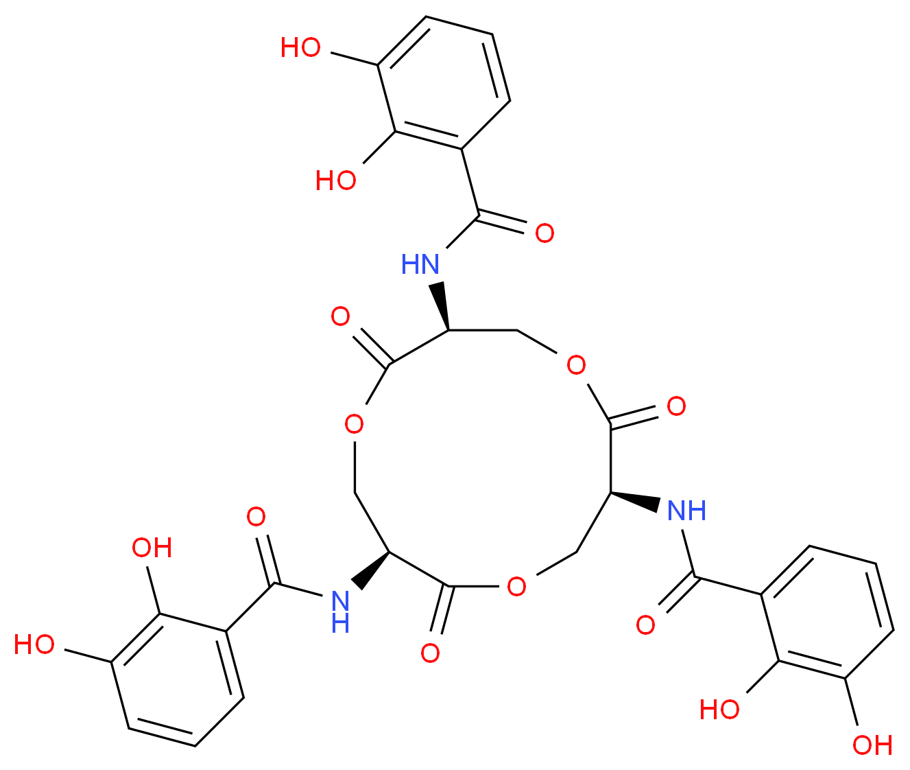 Enterobactin_分子结构_CAS_28384-96-5)