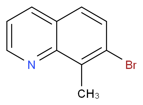 7-bromo-8-methylquinoline_分子结构_CAS_809248-61-1