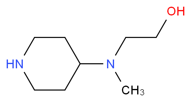 2-[methyl(piperidin-4-yl)amino]ethanol_分子结构_CAS_864710-80-5)