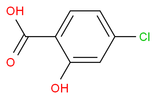 4-Chloro-2-hydroxybenzoic acid_分子结构_CAS_5106-98-9)