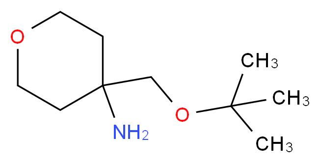 4-(tert-butoxymethyl)tetrahydro-2H-pyran-4-amine_分子结构_CAS_951625-96-0)