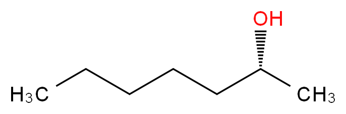 (R)-(-)-2-庚醇_分子结构_CAS_6033-24-5)