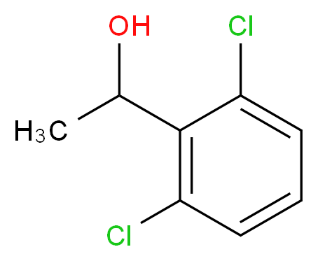 1-(2,6-dichlorophenyl)ethan-1-ol_分子结构_CAS_53066-19-6